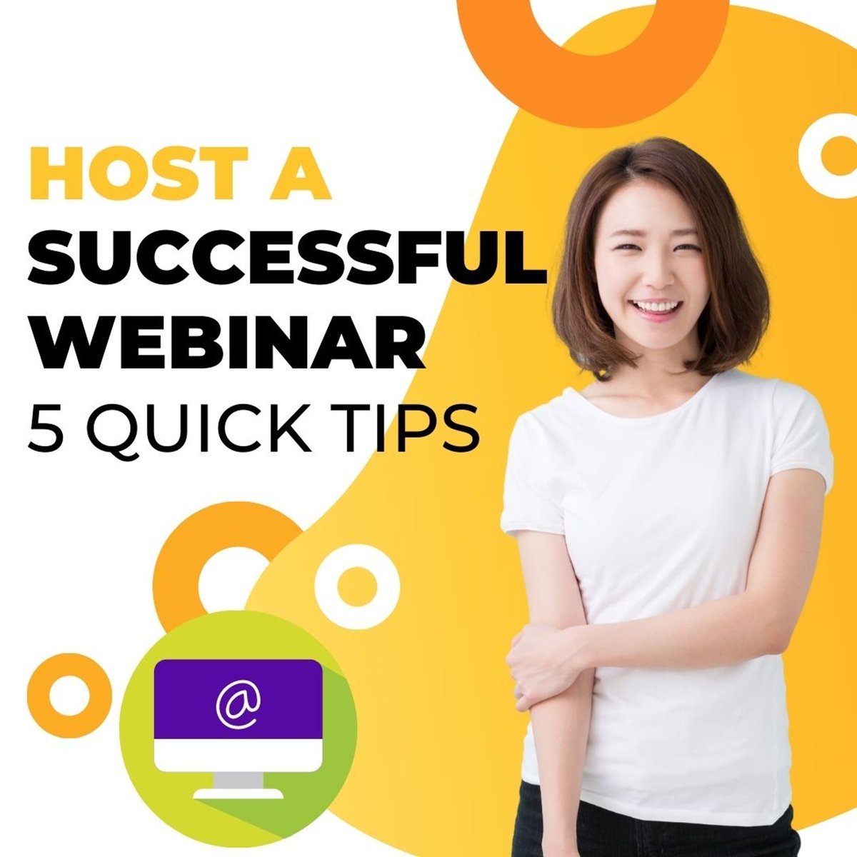 EventPlanner_CS's tweet photo. 1. Test your Internet speed beforehand. 
2. Make sure any presentations or documents used during the webinar are well-designed. 
3. Send multiple emails
4. Make it simple
5. Enjoy yourself! https://t.co/1jZSvquCvk