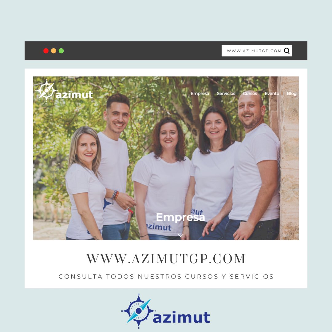 azimut_gp's tweet photo. 🌐¿CONOCES NUESTRA WEB?🌐
-
🌳En nuestra web https://t.co/HO5ZuSIFcw conocerás los servicios que ofrecemos en Azimut.
-
¡Encontrarás el link en nuestra bio!
.
.
.

#Sostenibilidad #CrecimientoPersonal #Mindfulness #Formacion https://t.co/R2Kz8M3Lyo
