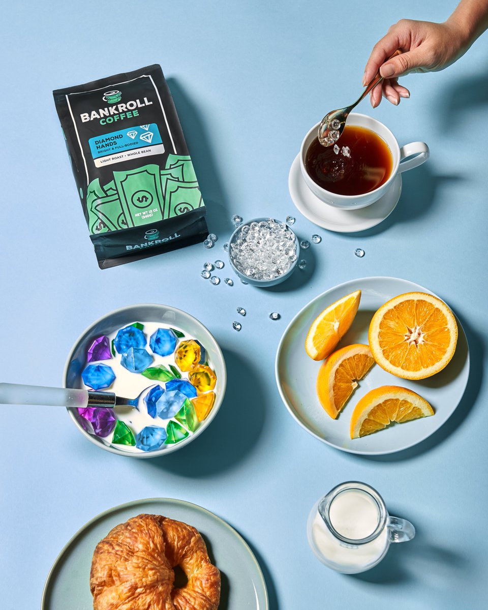 Diamond Hand your day and don’t let anything get in your way💎🤲 

#diamondhands #bankrollcoffee