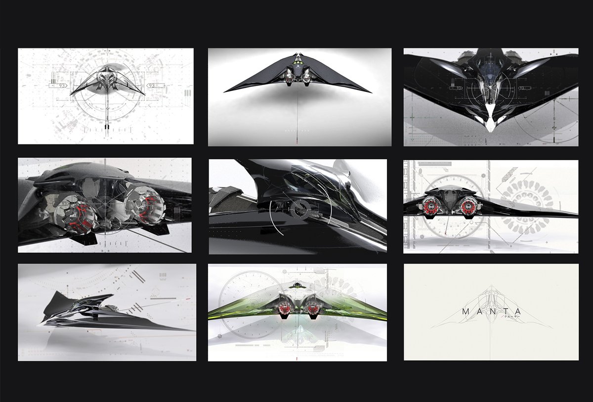 MANTA - for my most recent vid, i had to dig deep in my hard drive to find these! Not many people know this but in 2013 I created a vehicle project inspired by manta rays ✨ 