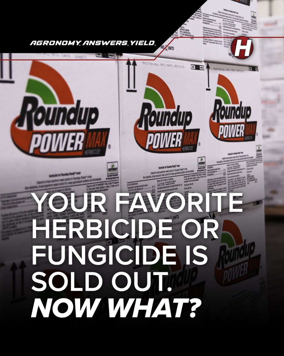 HeftySeed's tweet image. This last year has been a wild ride for the ag industry, especially when it comes to supply issues for many herbicides and fungicides. Check out this link for more information on the current chemical supply situation. bit.ly/2Tmmy3o