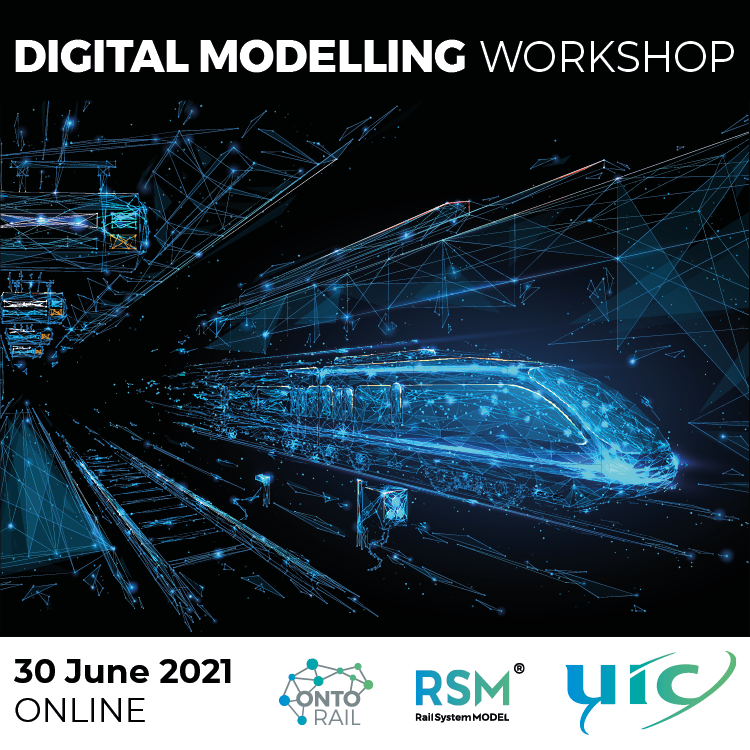 [#rail Event]📢Register now for the webinar “UIC Digital Modelling initiatives for the operational railway” on 30 June: Session 1 (11.00-12.30) and Session 2 (13.30-15.30).
Programme &amp; registration: bit.ly/35CrQLb
#RailSystemModel #OntoRail #Digital #Modelling