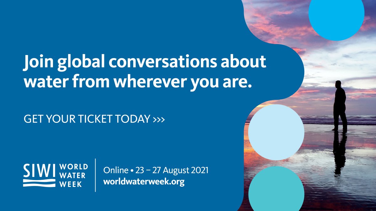 Do you work with: 
⚪️ Agriculture
⚪️ Finance
⚪️ Urban planning 
⚪️ Sanitation

We need you! All sectors of society must undergo major transformations and water will play a critical role. 

Register for World Water Week today: worldwaterweek.org/tickets

#WWWeek 

🗓 23 – 27 August
