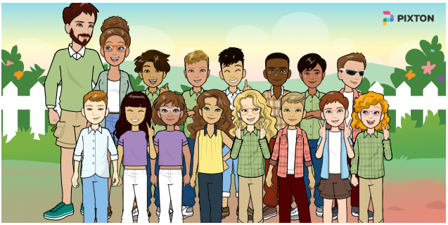 edgellcation's tweet photo. Yes! Today we worked on our digital characters on @Pixton in preparation to create our graphic novelettes. How cool is this program?? We love it! @BarfieldCamp #CreateYourself #Pixton #GraphicGoesDigital https://t.co/IkjIcfApuK