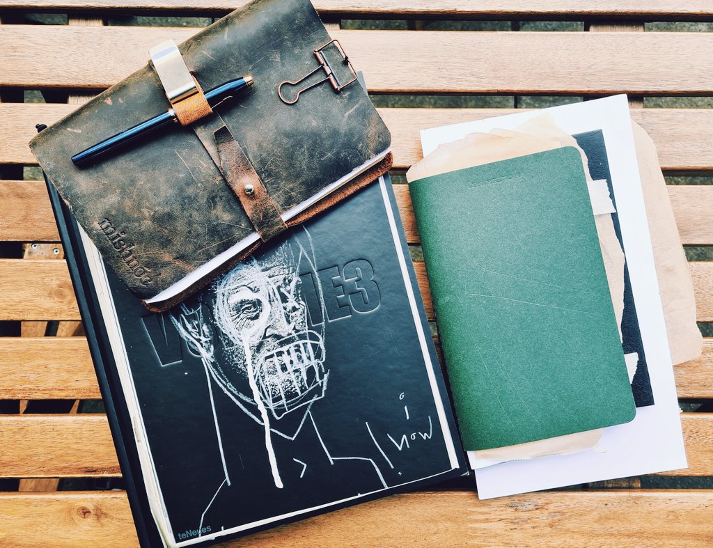 Frank Ockenfels' III book pushed me experimenting with mixing photography and other media. For now, it's everything in my journals. But I think it's almost time to make a web page on my website 😊 #photography #inspiration #artph