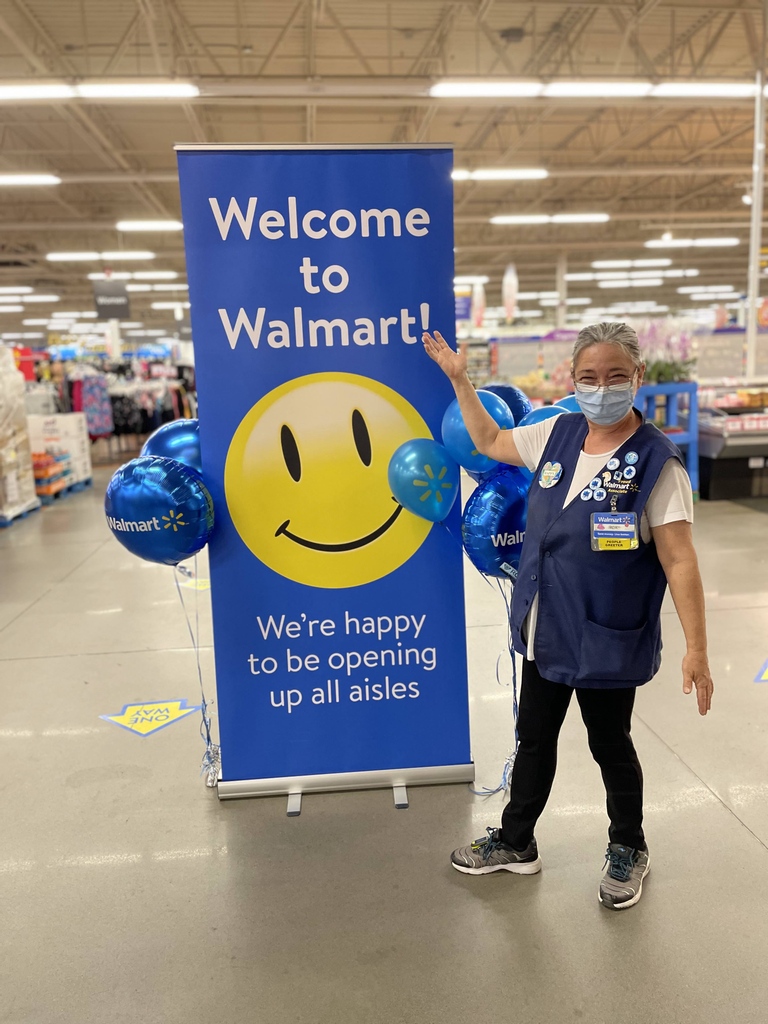 Walmart Canada on X: Say Hello to Roxy, from our Amherstburg Store in  Ontario, who's happy to have all aisles open as part of the phased  reopening in Ontario! Looking forward to