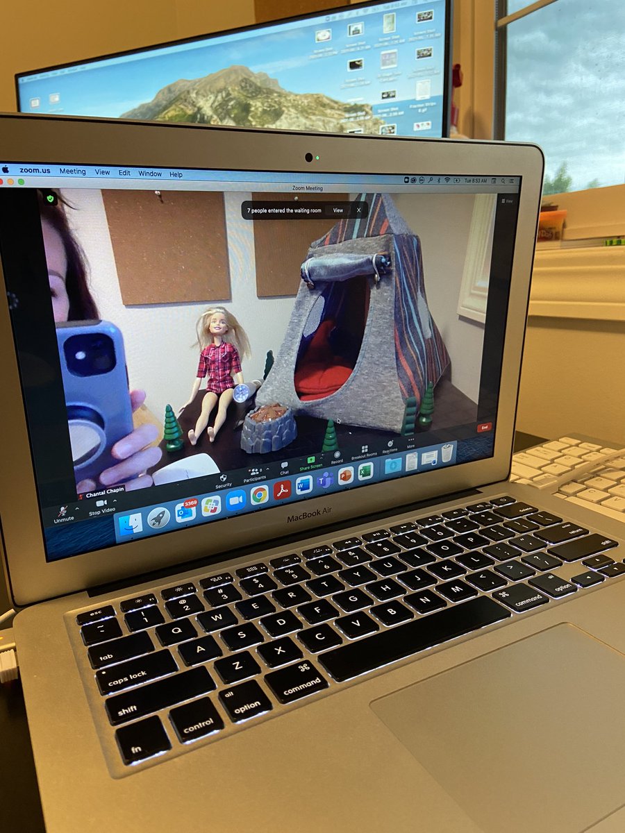 Cchapin85's tweet image. Counting down our time online with some fun theme days! Today we went “camping” and used our numeracy skills to plan a fun camping trip #rvsonlinelearning