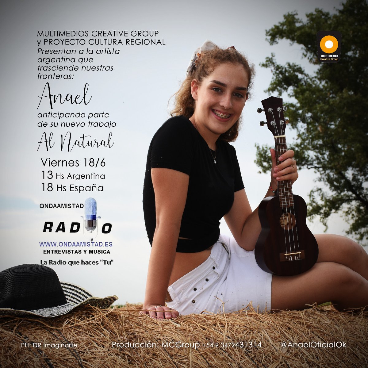 ondaamistad's tweet photo. ULTIMO PROGRAMA  DE LA TEMPORADA : "MAGAZINE MUSICAL FIN DE SEMANA " CON LA COLABORACION DE NUESTRO COMPAÑERO  GUILLERMO DORBESSAN , VIERNES 18 JUNIO ENTREVISTAREMOS  A LAS 18:00 HORAS : "ANAEL" DESDE https://t.co/Tr8SdhaSE9 
https://t.co/4ghcwIadg6
https://t.co/TACkduneI0 https://t.co/DJJJ5CoKP0