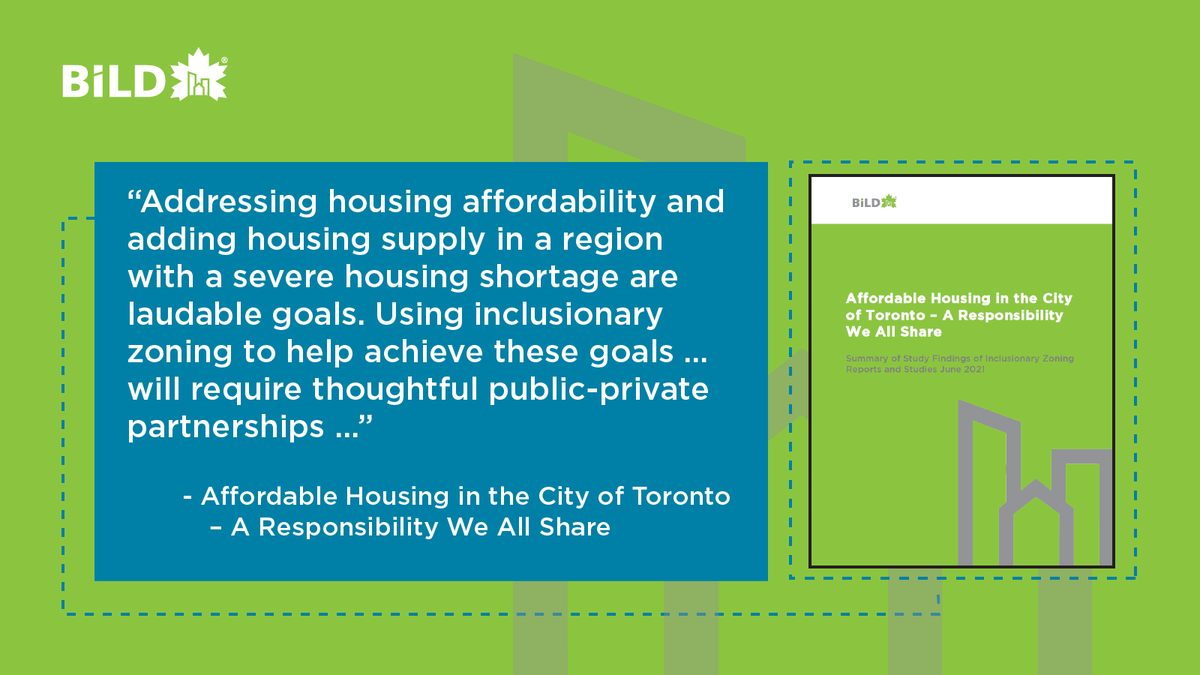 Today, we published a report entitled Affordable Housing in the City of Toronto: A Responsibility We All Share, looking at 3 independent studies of inclusionary zoning programs across NA and the impacts of Toronto’s current proposal. Read it now: ow.ly/hPkq30rKTMo #topoli