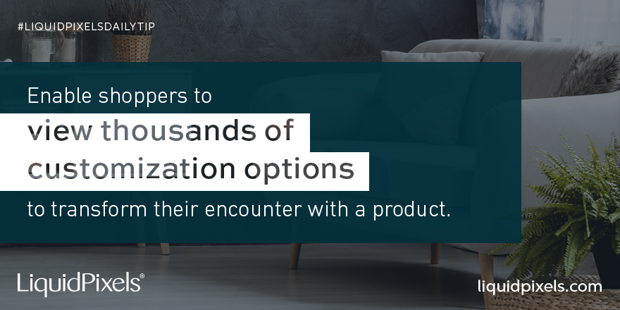 LiquidPixels's tweet photo. Revolutionize your online #retail experience using #dynamicimaging with the touch-and-feel capabilities of brick-and-mortar and give digitally savvy consumers the complete #omnichannel #shopping #experience. Learn: https://t.co/FCEj7PnTJl
#LiquidPixels #LiquidPixelsdailytip https://t.co/MXJ9U2czUa