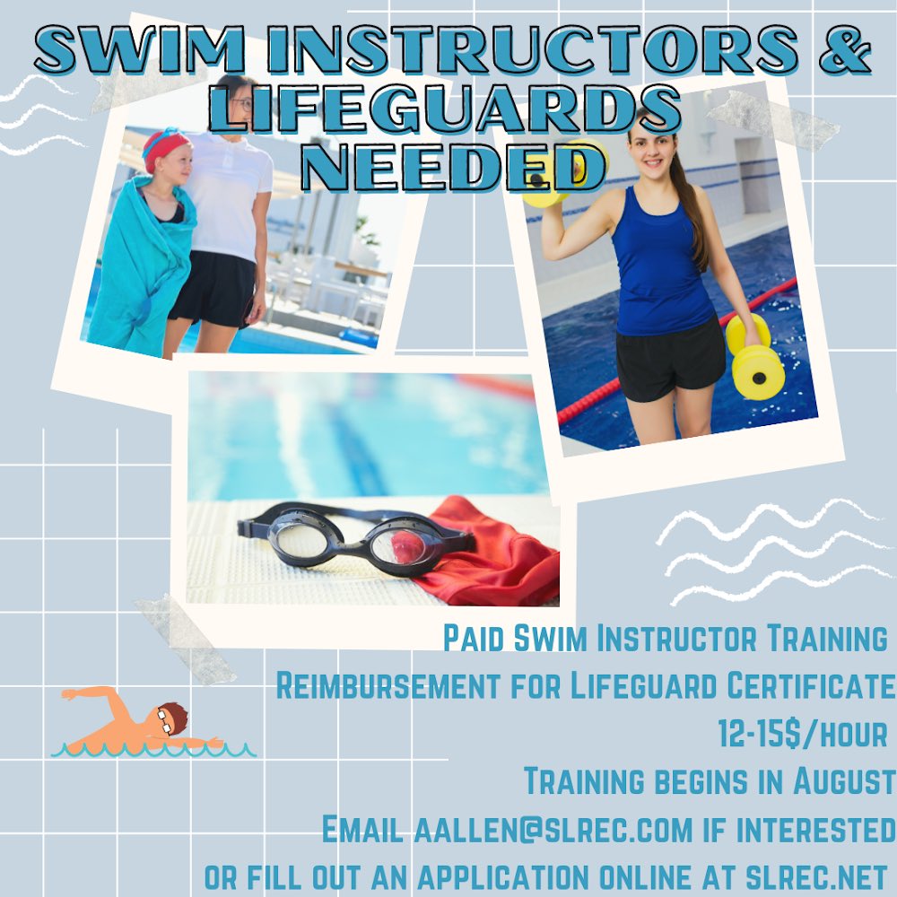 Exciting news for South Lyon Area Recreation Authority! If interested email or apply online today. #southlyon #slara #michigan