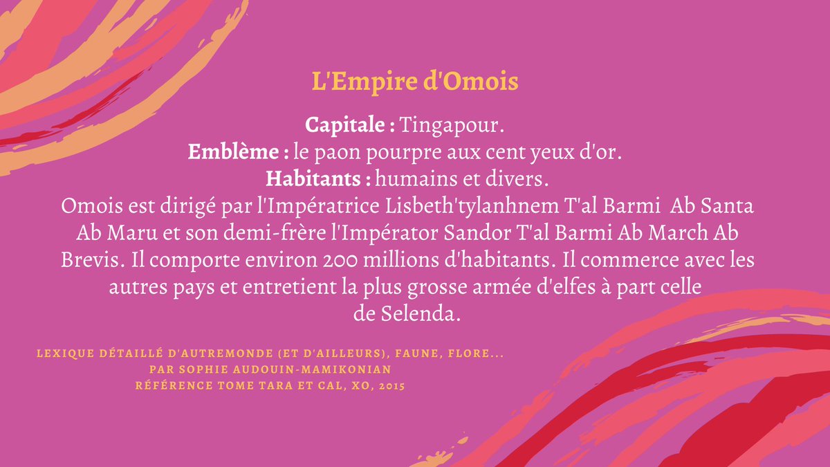 DailyTaraddicts's tweet photo. Lexique d'AutreMonde (et d'ailleurs) : l'Empire d'Omois !
#TaraDuncan #Lexique #AutreMonde #Omois #SAM #Taraddicts https://t.co/oeZDVtcftP