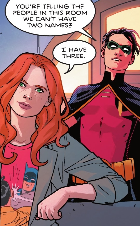 so everyone agrees that babs's tee was one of the highlights of today's issue of nightwing right