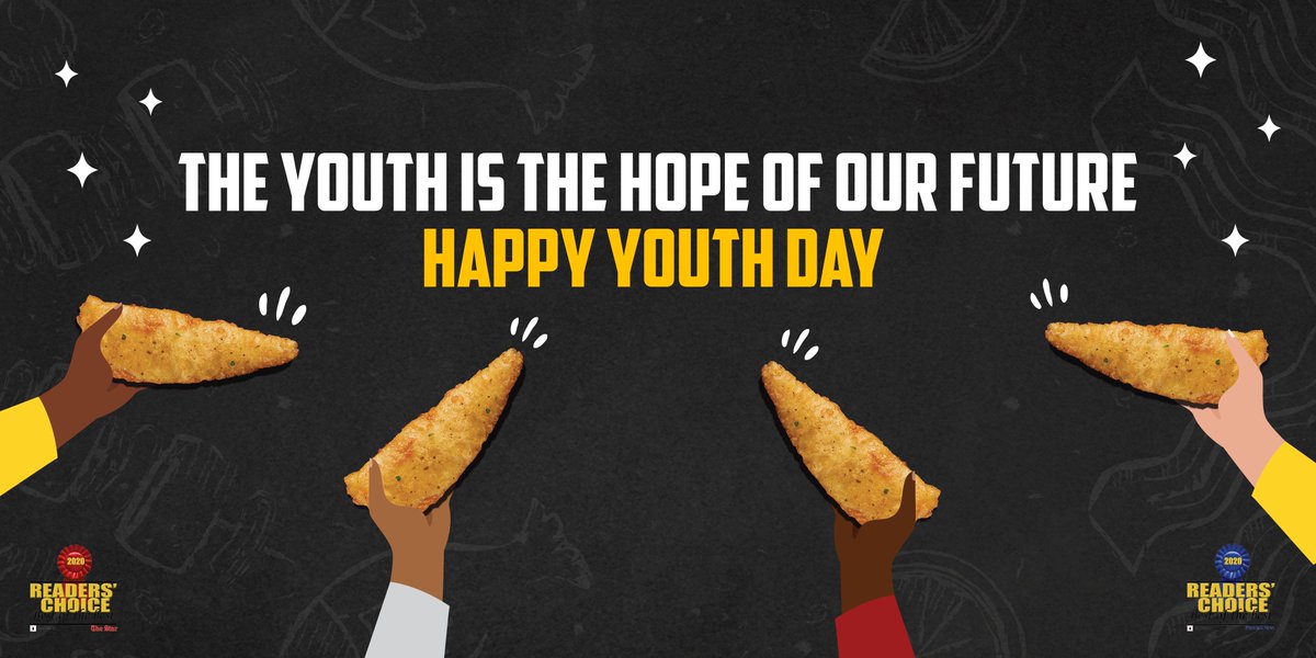 FishAndChip_Co's tweet photo. Happy Youth Day 😁
Here's to those who made our present better than our past! How are you treating yourself today? 

#TheFishAndChipCo
#SBWL
#ISSALOT https://t.co/GA5jxtx4aR