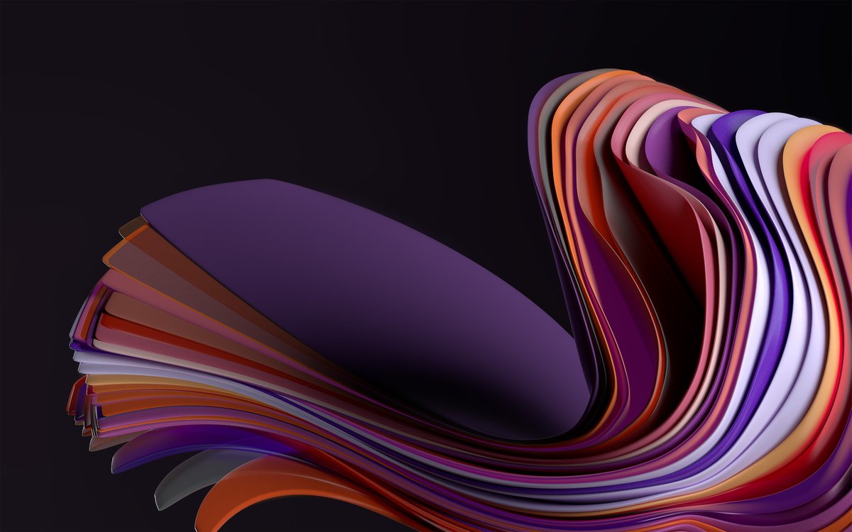 WindAesthetic's tweet image. The first four lock screen wallpapers of Windows 11.