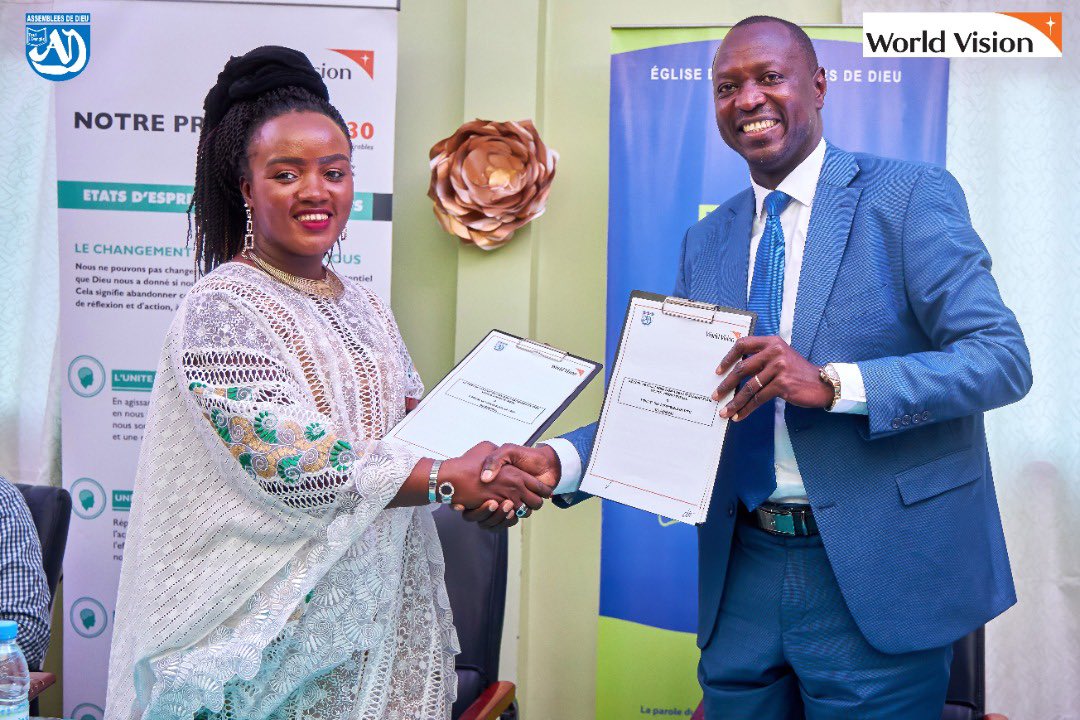 WorldVisionSN's tweet photo. Flash: @WorldVisionSn signed a partnership agreement with the 🇸🇳 Assemblies of God Church to collaborate to meet the needs of most vulnerable children, by carrying out advocacy actions, implementing joint activities & mobilizing resources #Collaboratingforimpact #OurPromise (1) https://t.co/UKOVnfHnVf