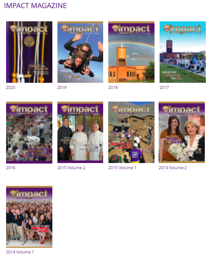 We are actively collecting Alumni Updates for the 2021 Edition of Impact Magazine!  Did you get married?  Have a baby?  Get a dog? Graduate? or have any other news to share?  Be sure to submit your updates to be included in this year's edition! 
guerincatholic.org/alumni-informa…
