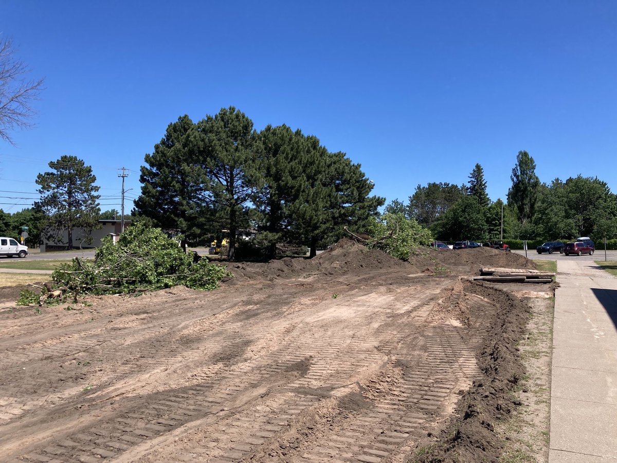 MAPS High School parking lot project underway. This extensive renovation consists of new storm water, sewer, electrical and other upgrades as well as the creation of a new bus loop and parent drop off area. So thankful to our taxpayer for supporting this project!!