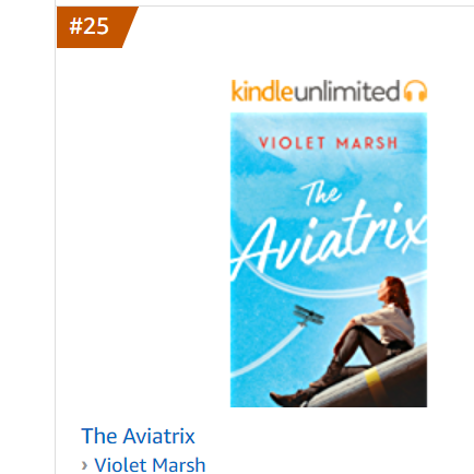 vi_marsh_author's tweet photo. #TheAviatrix just reached #25 on the Best Sellers in Historical World War I Fiction!  Thanks for all of the support! https://t.co/HpJQhaUJZE