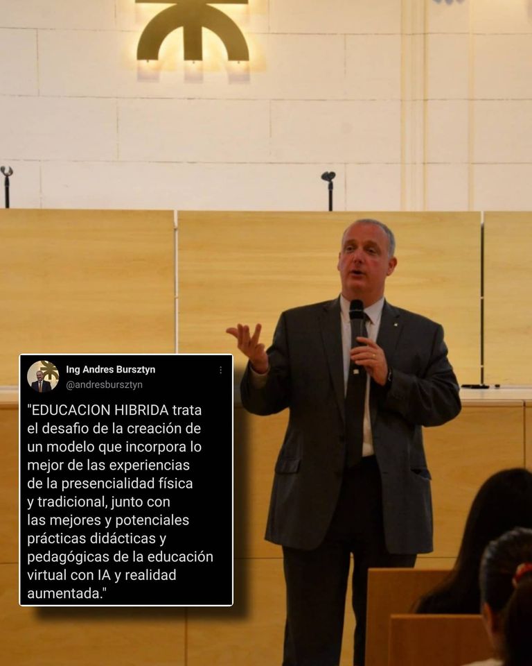 💻 EDUCACION HIBRIDA trata el desafío de la creación de un modelo que incorpora lo mejor de las experiencias de la presencialidad física y tradicional, junto con las mejores y potenciales prácticas didácticas y pedagógicas de la educación virtual con IA y Realidad Aumentada✒️