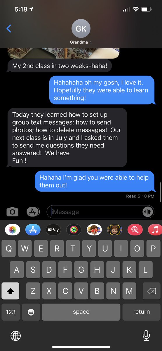 hoosierf4n's tweet photo. My grandma is holding an iPhone class for her friends to help them learn how to use it. She is too pure for this world. https://t.co/4PQuZojWB3