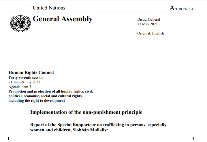 smullallylaw's tweet photo. My Report on the Non-Punishment Principle in International Trafficking and Human Rights law - now published at:
https://t.co/vMIgjOwFhG https://t.co/hHEhiz3FIG