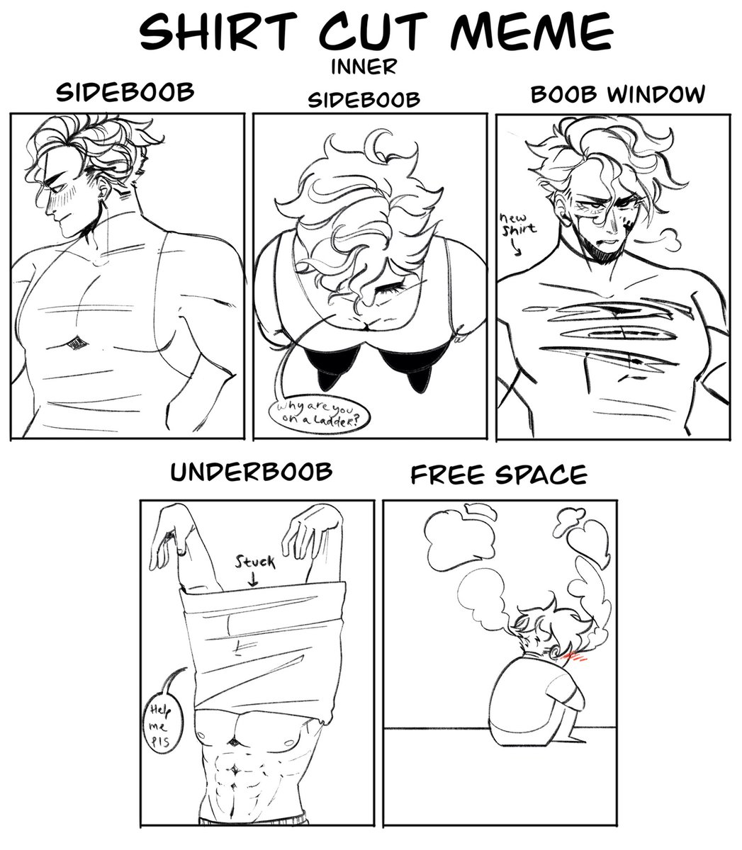 my sweet sweet oc Eris gets the himbofication treatment too 
