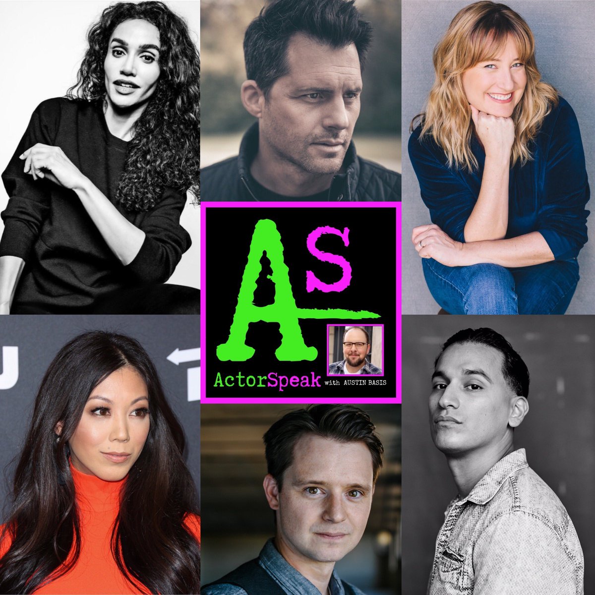 AustinBasis's tweet photo. #ActorSpeak with AUSTIN BASIS
Actors speak… I listen.
Podcast guests: @NinaLisandrello @KrisPolaha #RachaelDrummond @GoyaRobles @jamesimmekus @BrittIshibashi @EileenGrubba #GabeFazio #AlVicente #PollyLee @EllenGerstein @reggie_austin
STAY TUNED for my #podcast RELEASE in JULY!!! https://t.co/5nQVmSEciN