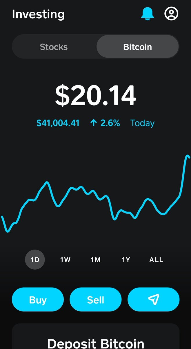 localrach's tweet photo. Im up finally! Patience pays off. #bitcoinmini #cryptocurrency #stonks https://t.co/BbVIRRXxJQ