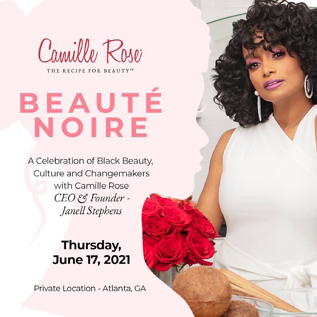 V103Atlanta's tweet photo. #TKBSNATiON In celebration of Juneteenth, @CamilleRoseNaturals CEO & FounderΒ @janell_stephens is having the 1st Annual BEAUTE NOIRE event in #ATL
This private event is hosted @kennyburns & will be honoring some of Atlanta's finest!
Find out who 6/17!
#crATL #atlevent https://t.co/2Pfjo3TAmn