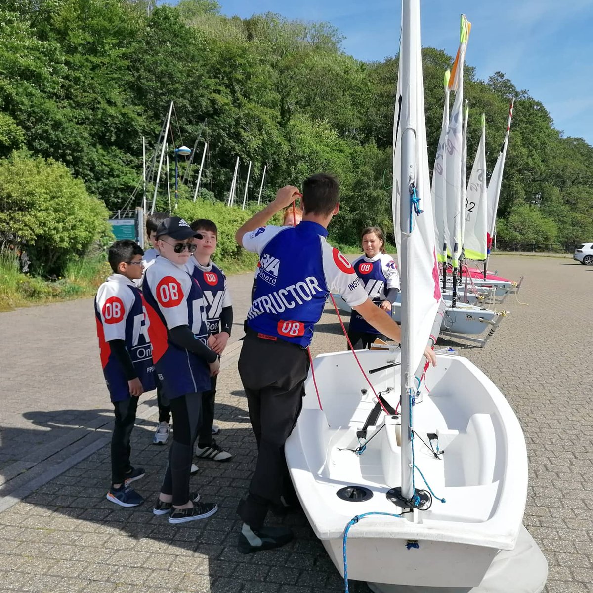 PPSailAcademy's tweet photo. Today saw our first school group of the year, Golden Grove starting their stage 1.
#ppsasailing #getsailing #learningnewskills #juniorsailing  #ryaonboard #sailingpembrokeshire https://t.co/i9k1ehva1c