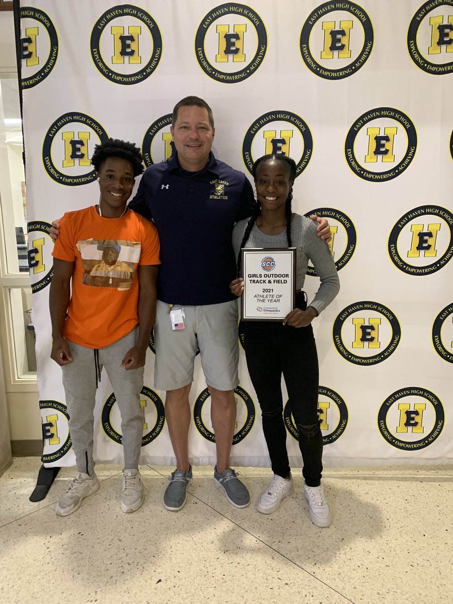 We are proud to announce the CT Ortho Now SCC Female Player of the Year for Track &amp; Field is our very own Kisha Francois! Kisha a multiple All State and SCC Champion will be running next year at SCSU. You will be greatly missed! <a href="/SCCcommissioner/">Al Carbone, SCC Commissioner</a> <a href="/TheGoodThingsEH/">The Good Things About East Haven</a> <a href="/ctorthopaedics/">Connecticut Orthopaedics</a>