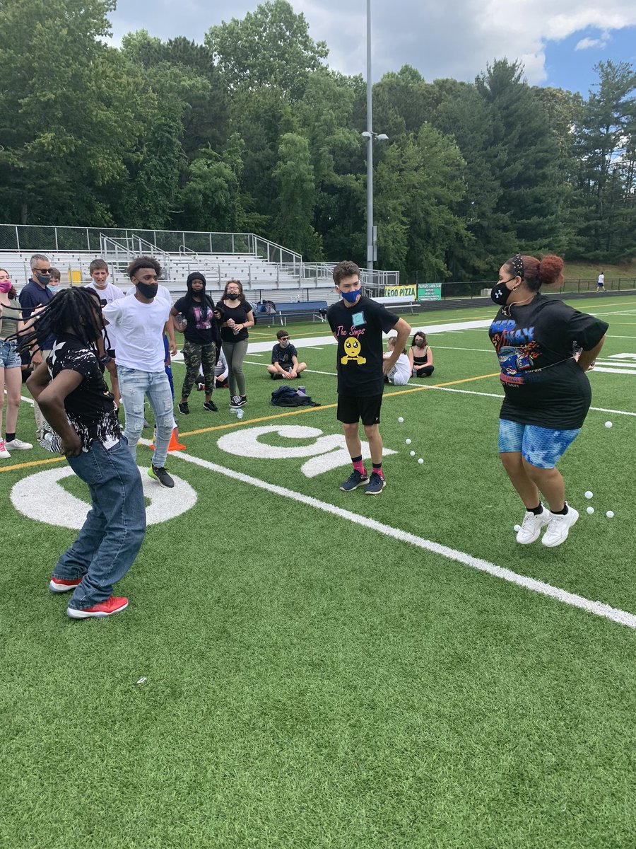 Olympic Games <a href="/OMMNAACPS/">OldMillNorth</a> TEAM AVID representing at the Pingpong ball challenge! Which team will win it for the 🍕 and the PRIDE! <a href="/aacpspartners/">AACPS Business & Community Development</a> @AVID_ER <a href="/AVIDAACPS/">AVIDAACPS</a> <a href="/AVID4College/">AVID</a>