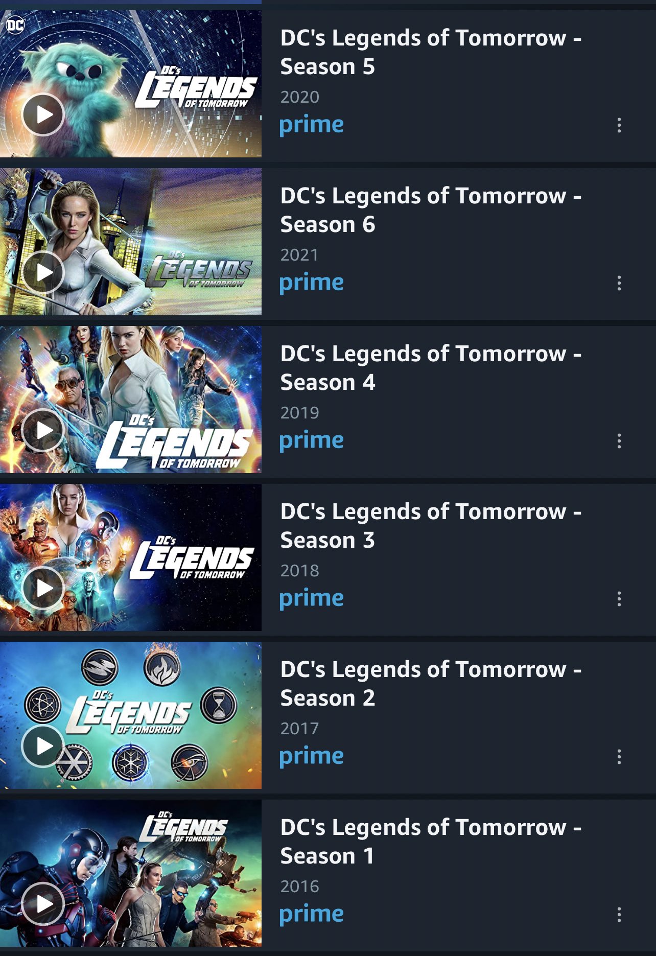 Legends of tomorrow streaming hotsell