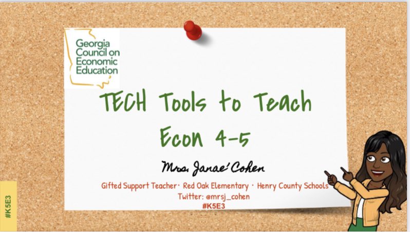mrsj_cohen's tweet image. Loved having the opportunity to present to educators around the state and beyond about Tech Tools to Teach in Econ grades 4-5! Thank you @Georgiaecon for this amazing opportunity!  #K5E3 @Georgiaecon @UWGEconEd @GaDOE_SS @AtlantaFed