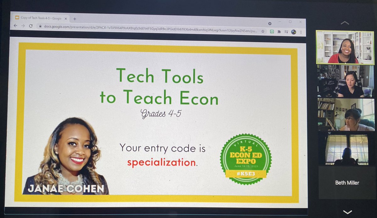 mrsj_cohen's tweet image. Loved having the opportunity to present to educators around the state and beyond about Tech Tools to Teach in Econ grades 4-5! Thank you @Georgiaecon for this amazing opportunity!  #K5E3 @Georgiaecon @UWGEconEd @GaDOE_SS @AtlantaFed