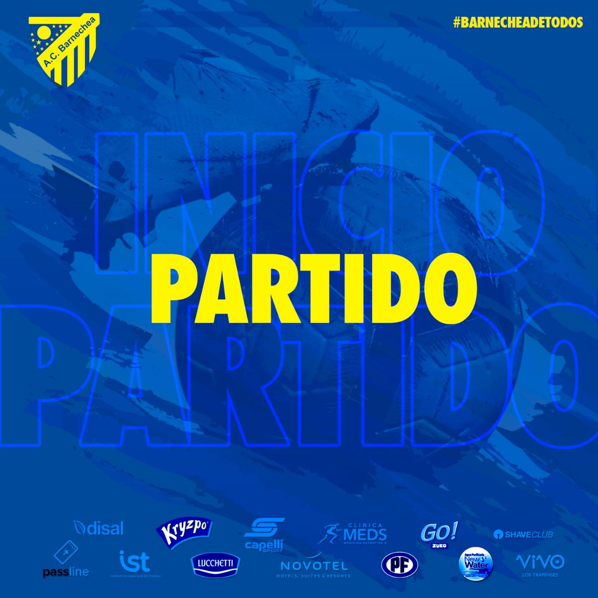 AC_Barnechea's tweet photo. ⏰ ¡Ya se juega en Quillota! Arranca el partido por la primera fase de la 🏆🇨🇱
#DLimache 0-0 #ACBarnechea
#BarnecheadeTodos 🇧🇦 https://t.co/RAFT8Ob6UE