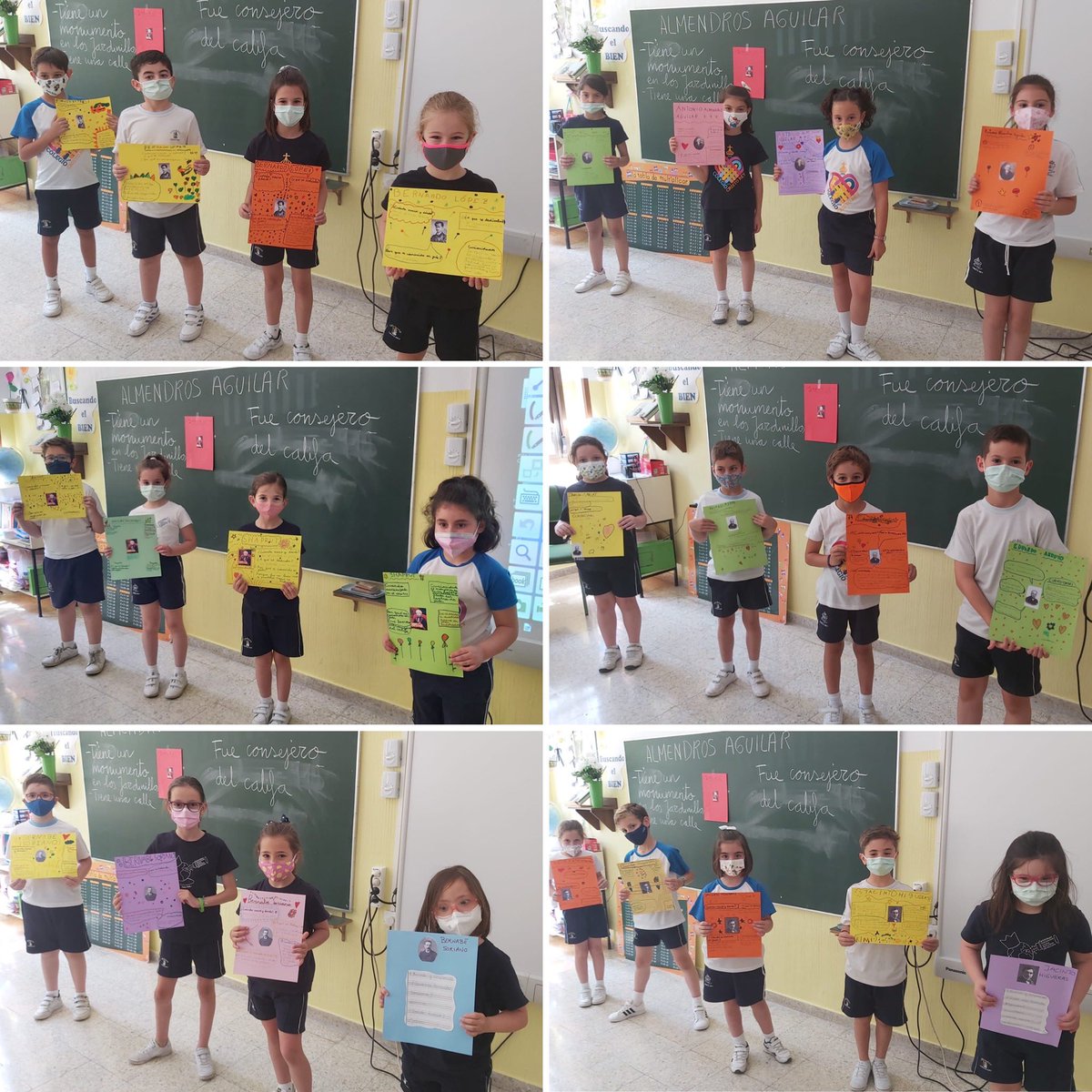 cristorey_jaen's tweet photo. Los alumnos de segundo de primaria finalizamos la última UDI del curso exponiendo nuestra investigación sobre personajes importantes del pasado de Jaén 📖✏️🌍 https://t.co/0M54pbvOMB