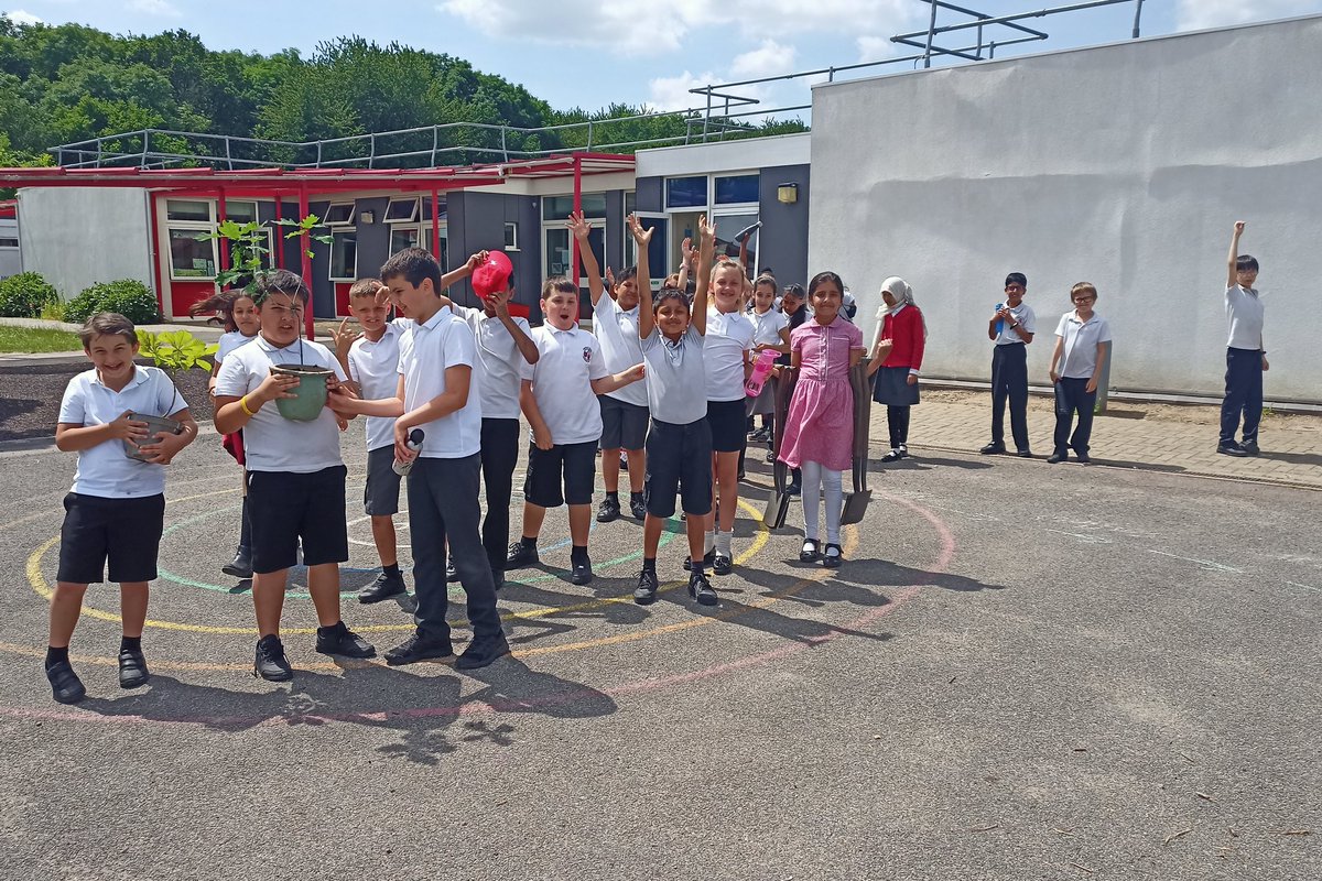 As part of our Deforestation project we planted two trees at school today! Thank you @MrsHillCTS for donating saplings which you grew from acorns. 🌰  #30DaysWild #ecocouncil <a href="/headcherrytree/">Cherry Tree Headteacher</a> <a href="/headcherrytree/">Cherry Tree Headteacher</a>