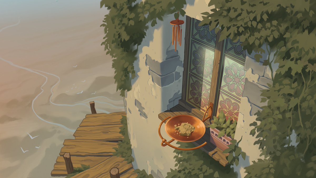 Heyo! I like painting environments with lotsa plants and greenery! #artpostor