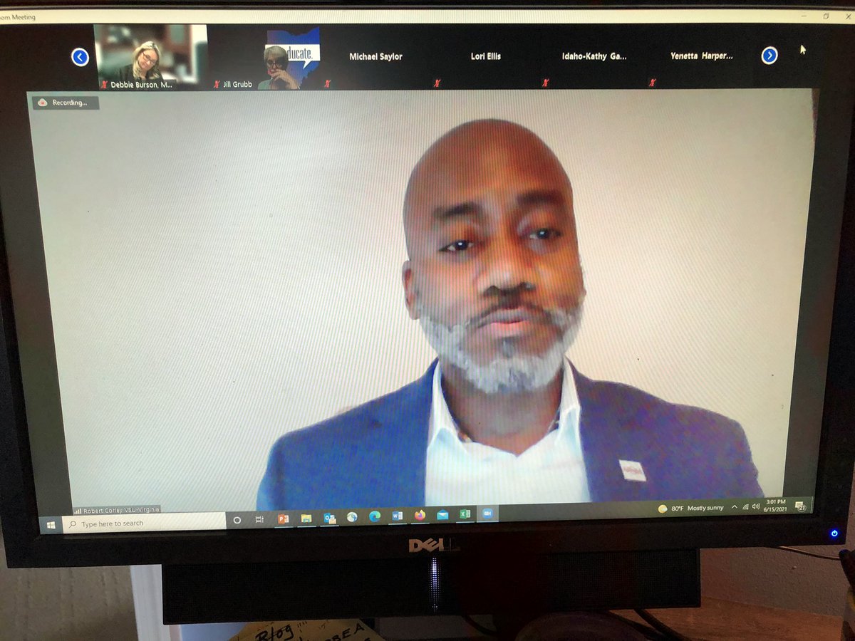jowilson4139's tweet photo. #ccssocollab Day 2 Welcome @cedmnds88 @kellyanlb and Dr. Robert Corley @VSU_1882 who presented to @CCSSO School Leadership Development and Support Collaborative on how to diversify the educator workforce https://t.co/fPh1n3JAXN