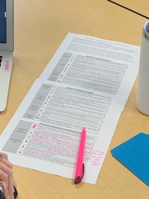 TiffGoldschmidt's tweet photo. Inspiring work being done by our secondary literacy committees. Thankful for teachers and administrators that give up summer days to improve instruction for our students. Literacy is a shared responsibility, even in the secondary classroom. #BaldwinProud https://t.co/R9vwafkYvv