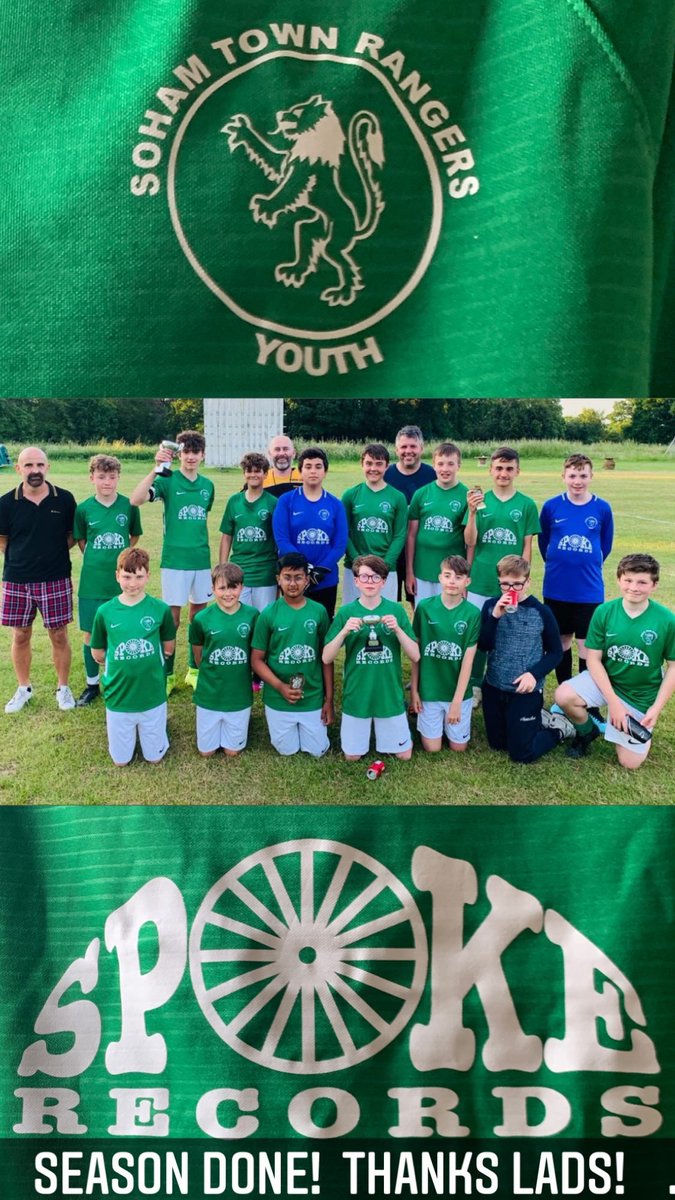 Season done - thanks lads!
#sohamtownrangers #sohamtownrangersyouth #spokerecords <a href="/SohamTownRanger/">Soham Town Rangers FC</a> <a href="/SohamtownRyouth/">SohamTownRangersYouth</a> @sohamres