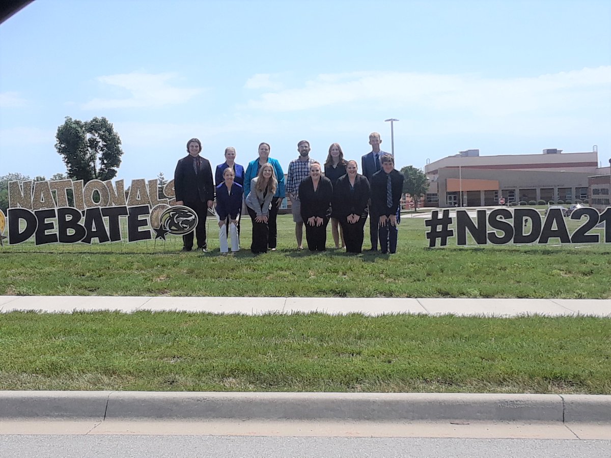 Today, 10 RPHS students begin competing virtually @ National <a href="/speechanddebate/">National Speech & Debate Association</a>. This sign is posted in front of Ray-Pec South Middle School, from where the students are competing virtually. Good luck! #raypec <a href="/raypecad/">Ray-Pec AD</a> <a href="/raypecnow/">RayPecNow</a>