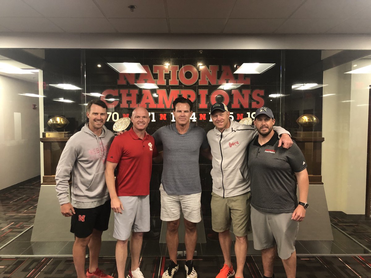 Legendary #Husker back at Memorial Stadium today. Danny Noonan @DannyNi95851759 could still go a few snaps! #GBR!