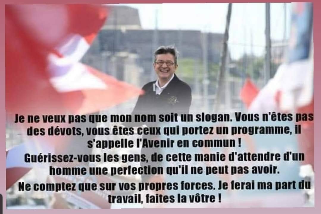 MiAldon's tweet image. Tant qu&apos;à ce que JLM soit responsable de tout, autant l&apos;élire.
Il devra alors répondre de ses actes... Et il mettra en œuvre un superbe programme !
😉
#jlmprogramme #JLM2022 
#Presidentielle2022