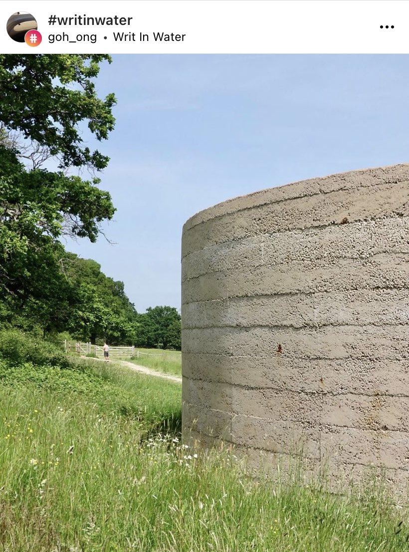 StudioOctopi's tweet photo. Gorgeous photos cropping up on Instagram of #WritinWater @RunnymedeNT to celebrate #MagnaCartaDay.
Designed by #StudioOctopi in collaboration with #MarkWallinger.
#art #architecture #runnymede #nationaltrust #MagnaCarta https://t.co/W7ez5CXR9Q