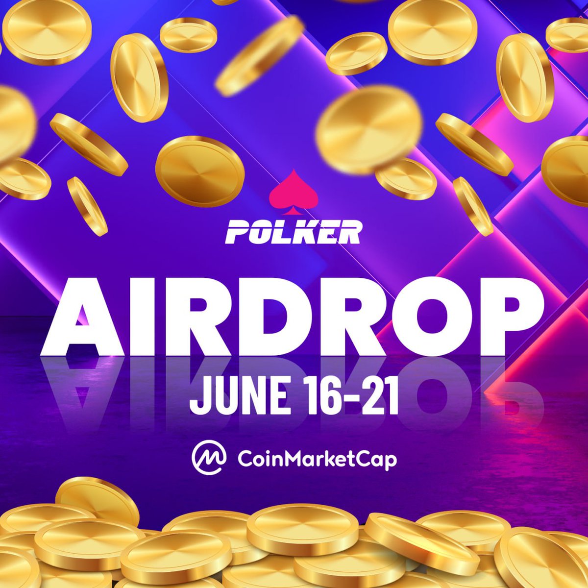 Polker ♤ (@polker_pkr) on Twitter photo The #Polker $PKR AIRDROP campaign will soon launch on <a href="/CoinMarketCap/">CoinMarketCap</a> 🤝✔️
Participate in the #CMC 50,000 $PKR Airdrop.
Get up to 25 $PKR ♦️
📆Jun 16, 2021 - Jun 21, 2021 📆
Stay tuned & learn more ⤵️
coinmarketcap.com/currencies/pol… The #Polker $PKR AIRDROP campaign will soon launch on <a href="/CoinMarketCap/">CoinMarketCap</a> 🤝✔️
Participate in the #CMC 50,000 $PKR Airdrop.
Get up to 25 $PKR ♦️
📆Jun 16, 2021 - Jun 21, 2021 📆
Stay tuned & learn more ⤵️
coinmarketcap.com/currencies/pol…