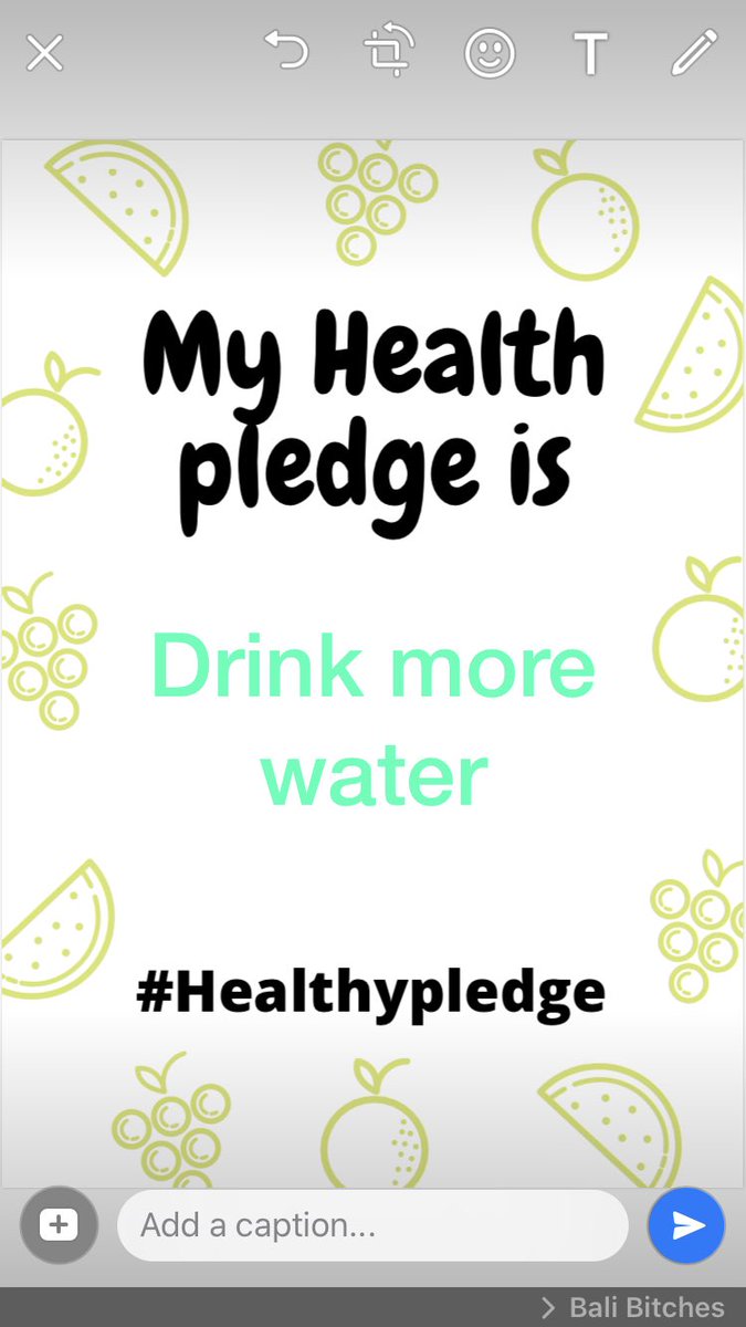 Claire_Edwardsx's tweet photo. My #HealthyPledge @lins96 You almost guessed correctly @ScottTurbill 😉 https://t.co/QwYbPZpnNU