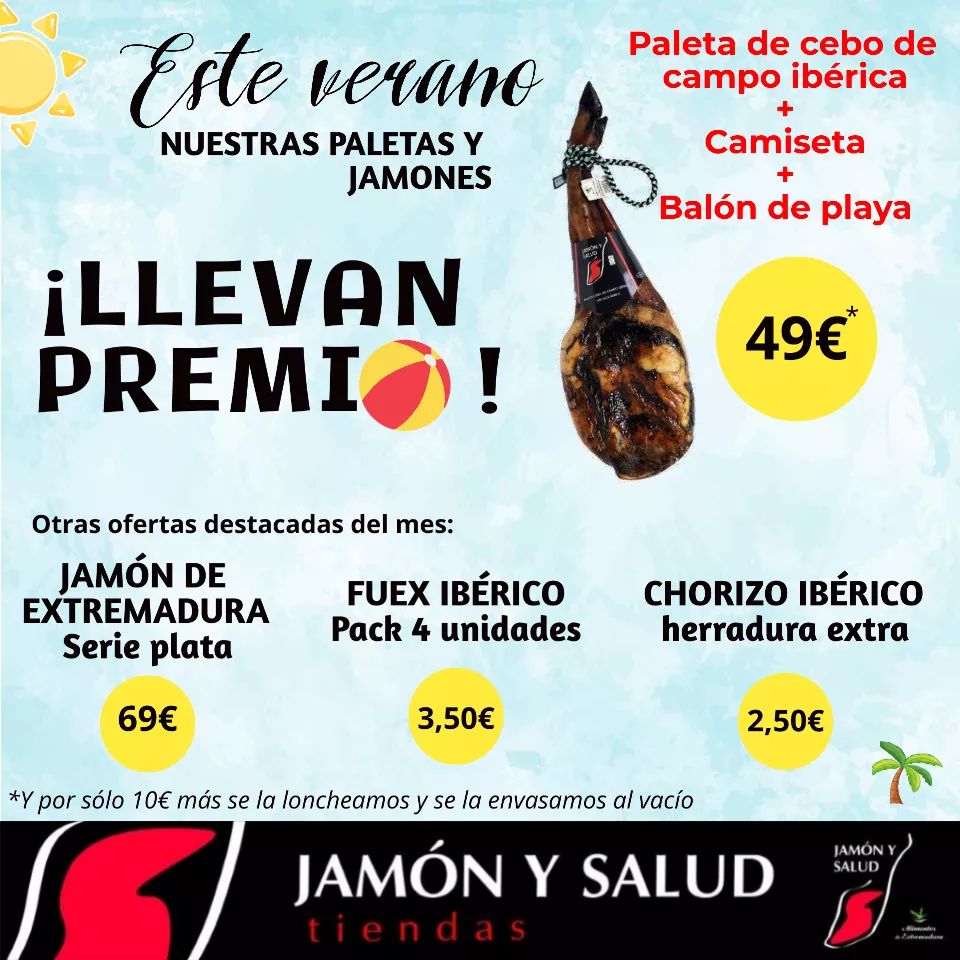 Pásate por Vistahermosa, 19 y recoge tu kit para empezar el verano 😎🏄‍♂️

¡Que no te lo cuenten!

#VeraneaConJamónYSalud
#ExtremaduraEnLaNevera